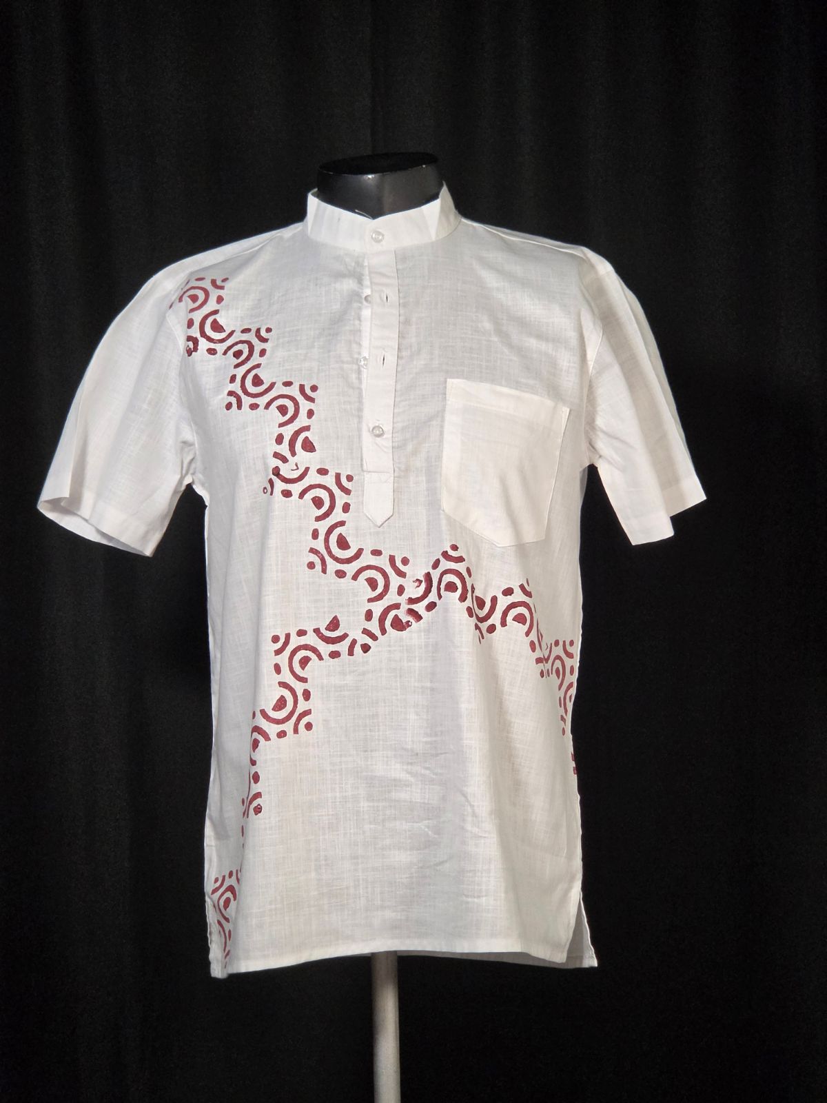 Cotton Kadhi Kurta 007 — block-printed artisanal piece