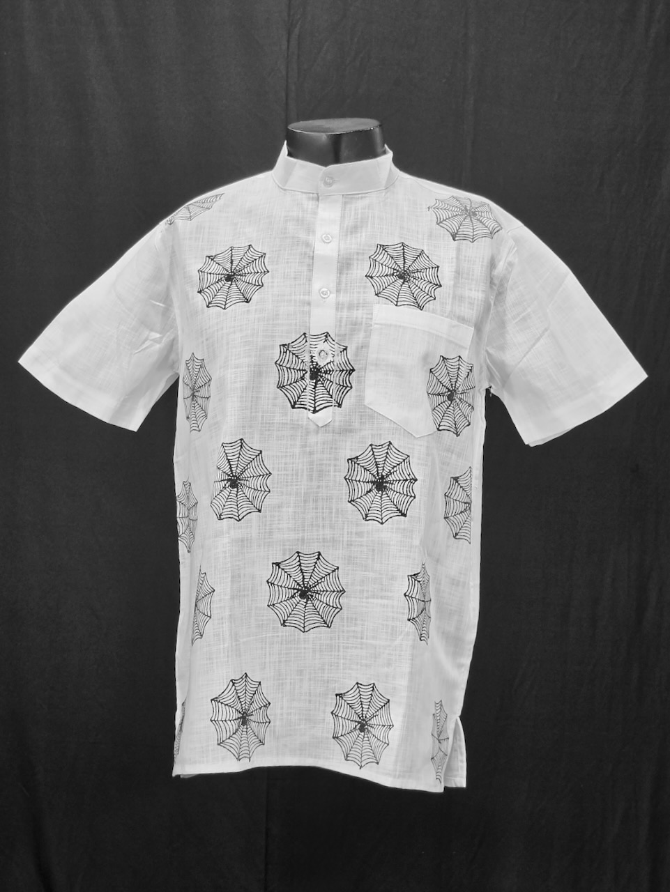 Cotton Kadhi Kurta 003 — block-printed artisanal piece