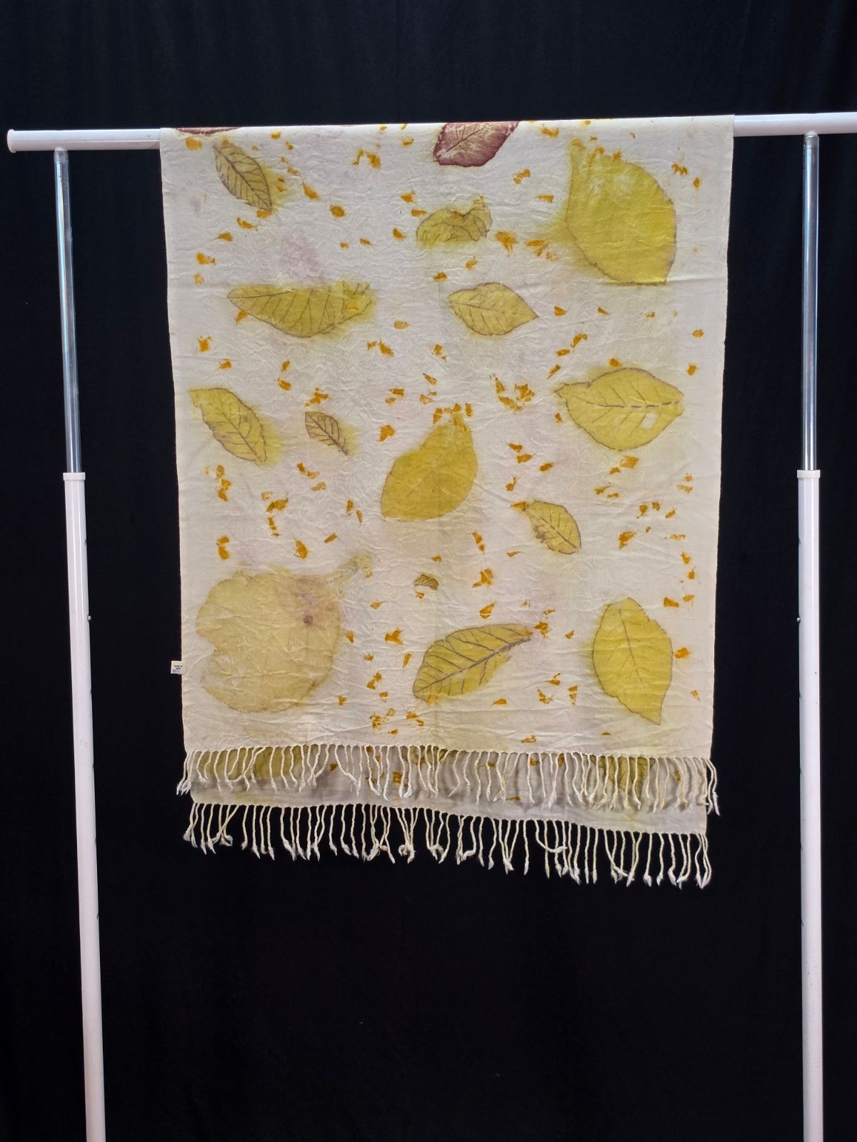 Eco Printed Woollen Stole 001 view 2