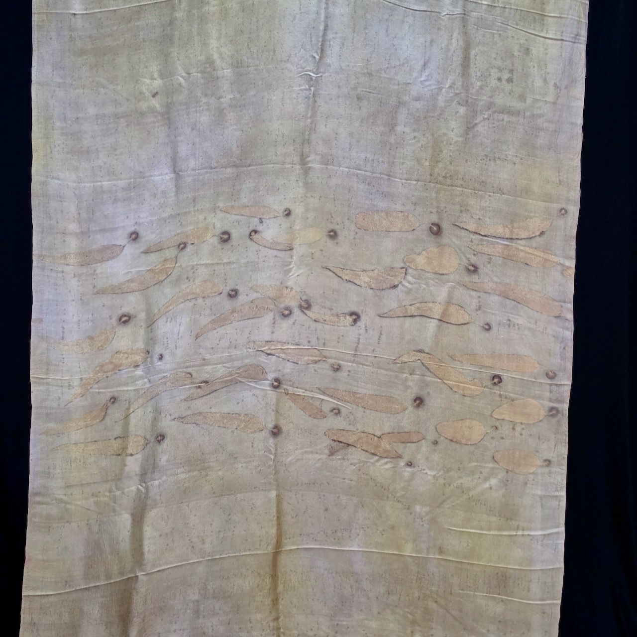 Eco Printed Silk Saree 002 view 2