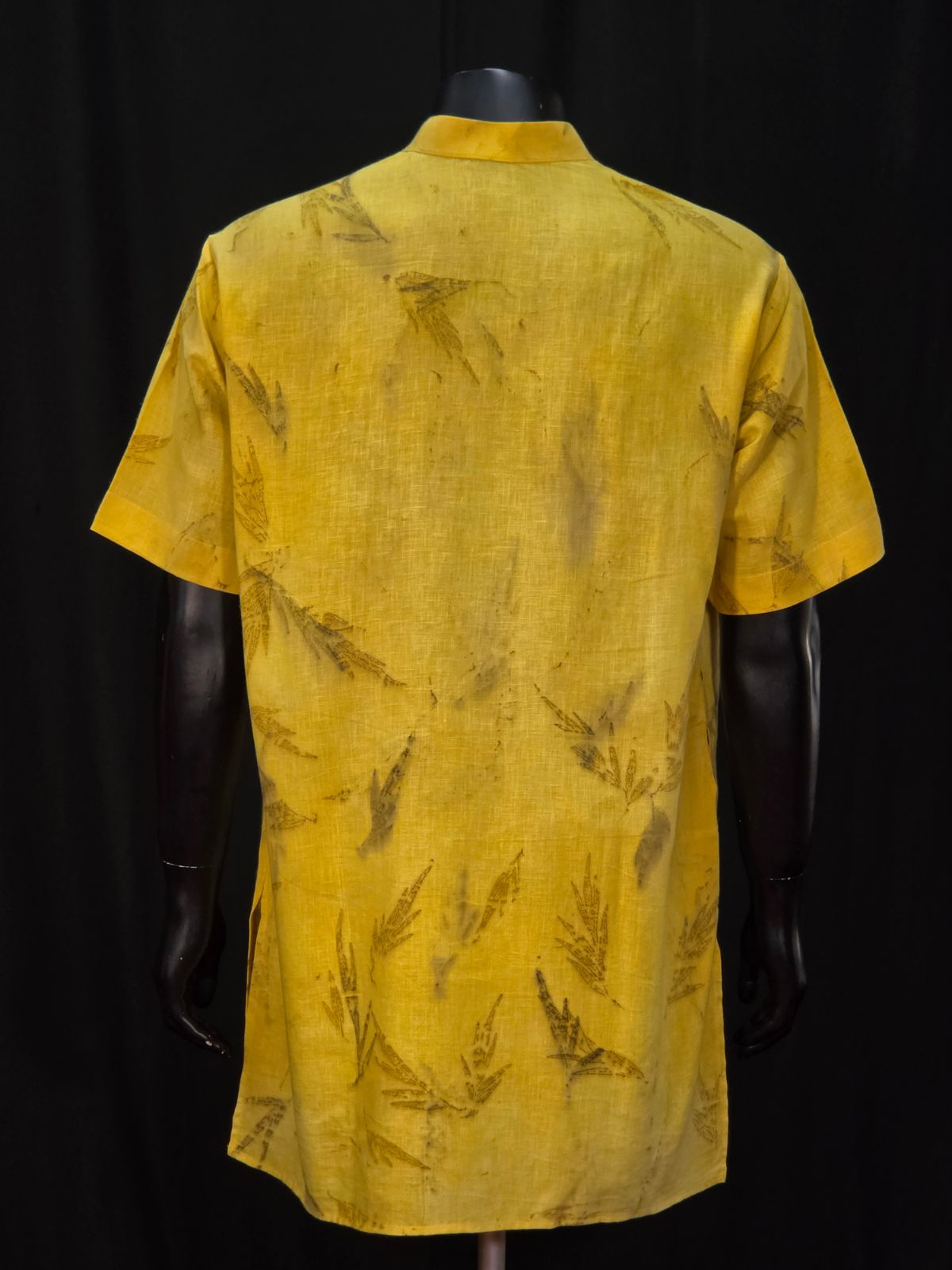 Eco Printed Linen Kurta 001 view 2