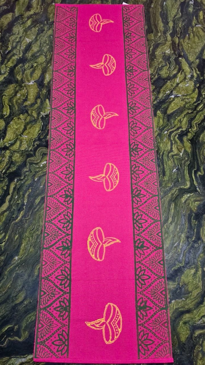 Table Runner 06 — block-printed artisanal piece