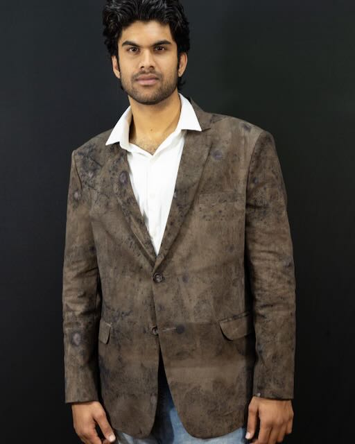 Eco Printed Lenin Blazer 003 view 2