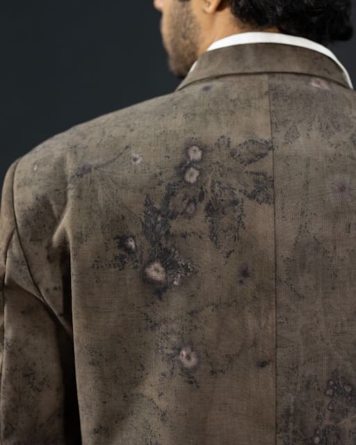 Eco Printed Lenin Blazer 003 view 4