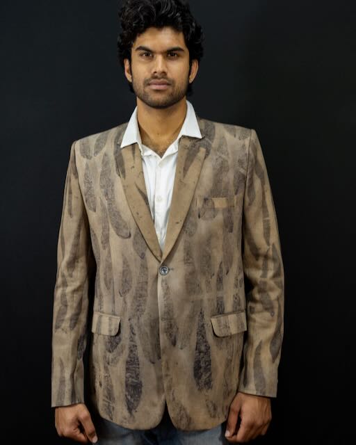 Eco Printed Lenin Blazer 005 view 2