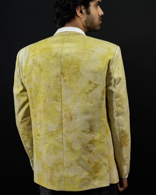 Eco Printed Lenin Blazer 004 view 4