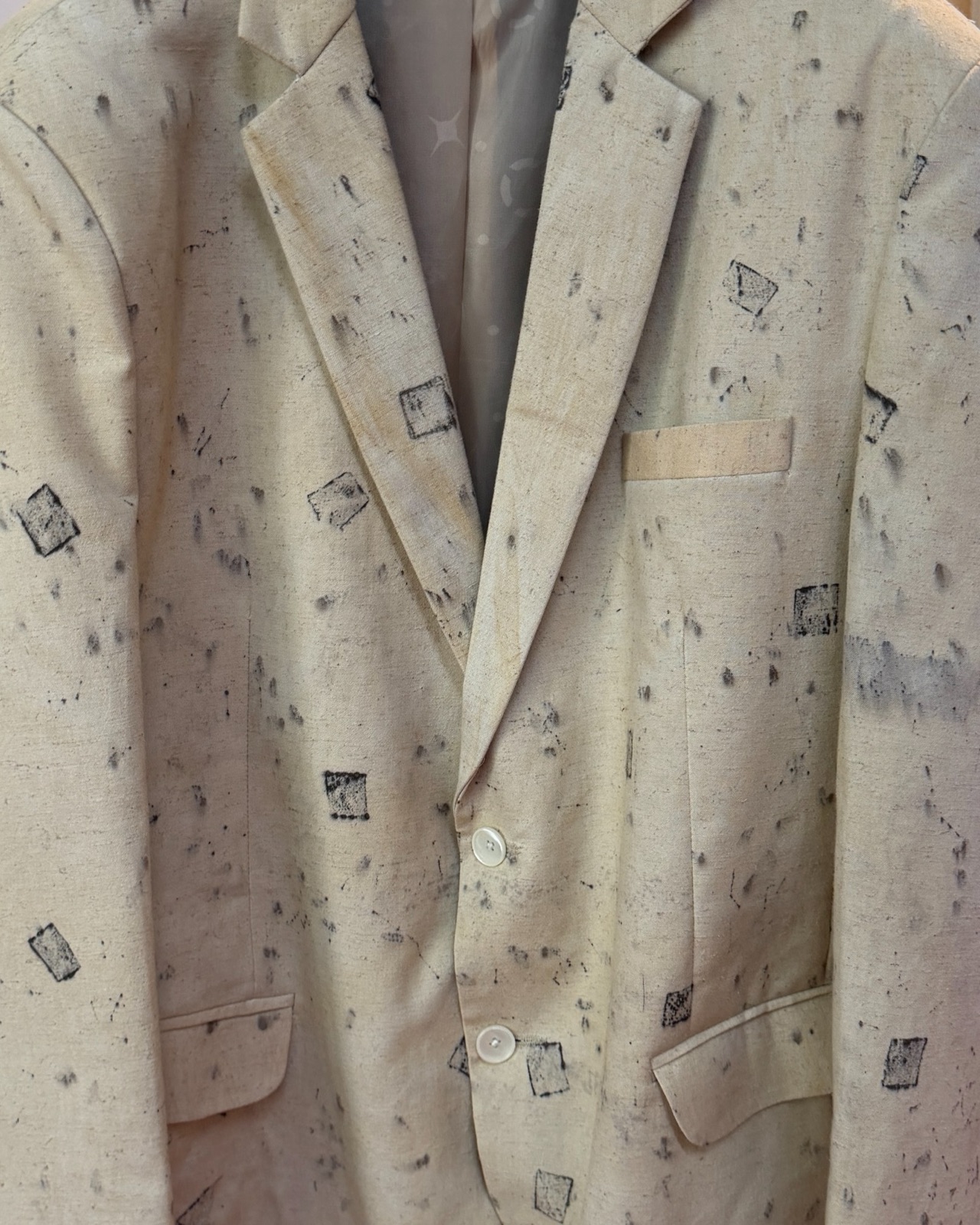 Eco Printed Banana Blazer 002 view 5