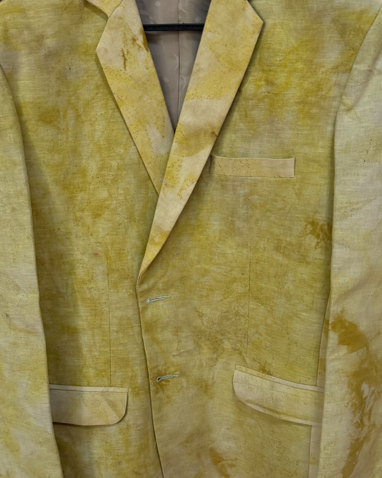 Eco Printed Lenin Blazer 004 view 5
