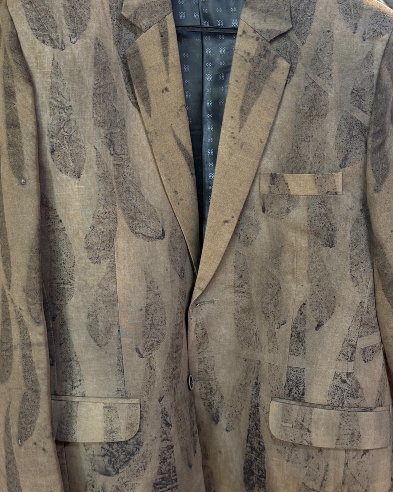 Eco Printed Lenin Blazer 005 view 4
