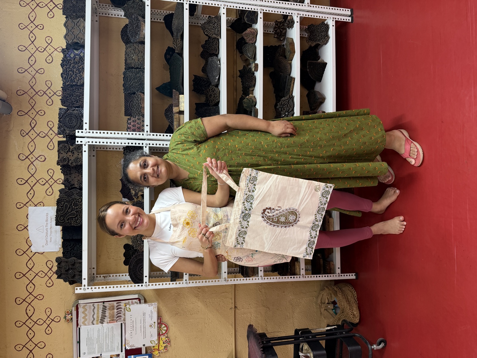 Block Printing at Rangmudra